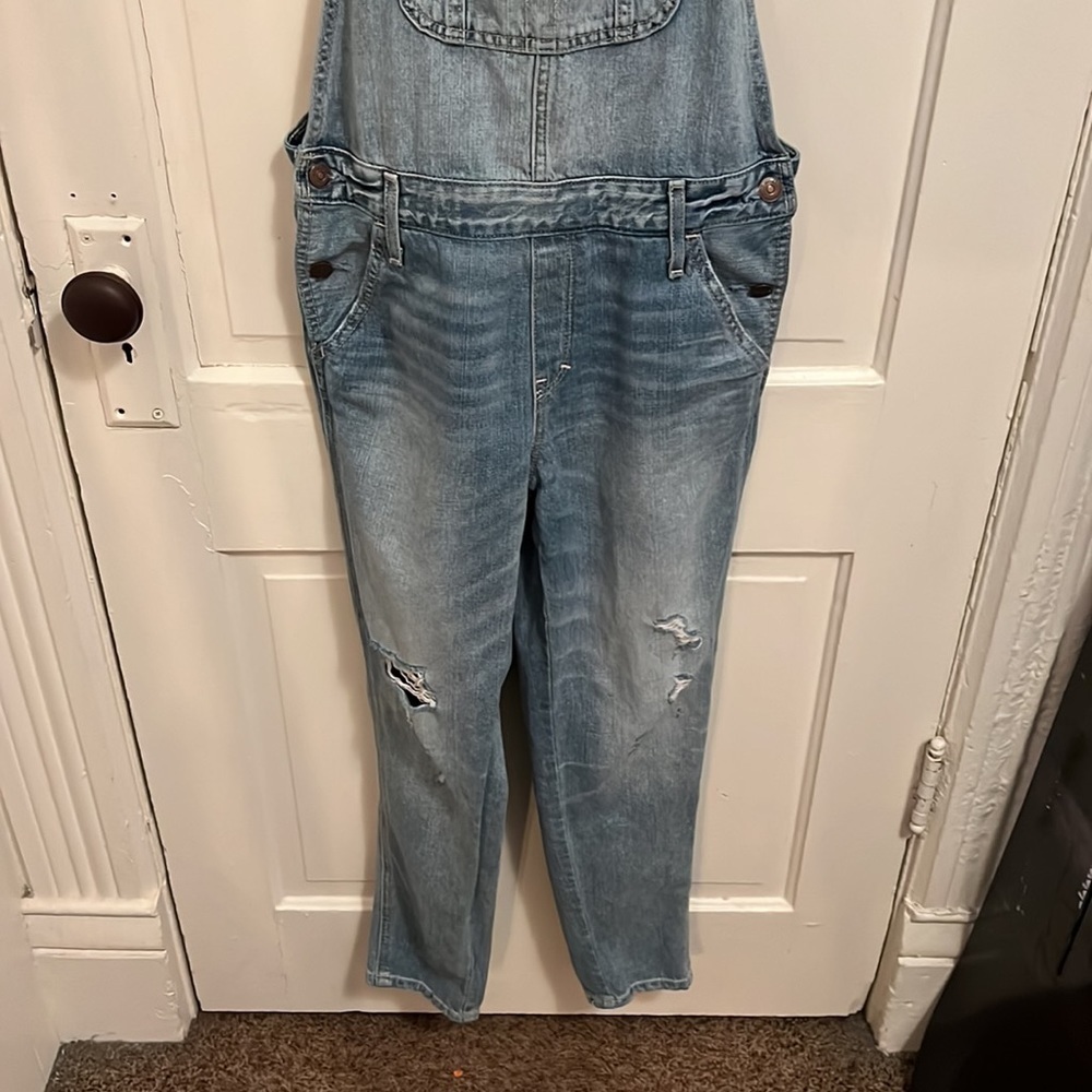Abercrombie & Fitch Denim Bib Overalls - Picture 3 of 13